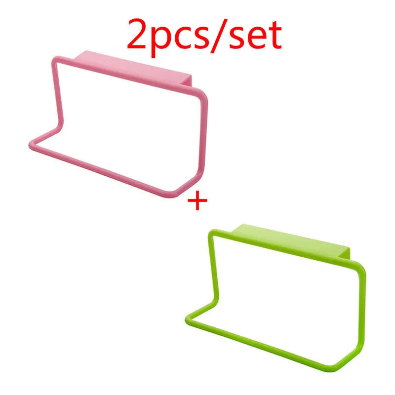 2/4pcs Towel Racks Over Door Towel Rack Bar Hanging Holder Bathroom Kitchen Cabinet Cupboard Hanger Storage Rack for Bathroom - Цвет: style 4 2pcs