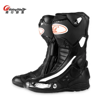 

Riding Tribe Motorcycle Protective Boots Anti-skid Motocross Anticollision Motorbike Four Season B1002