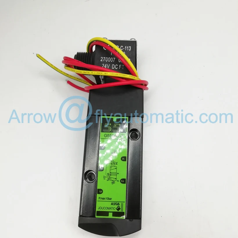 ASCO EFG551A017MS EFG551A017 MS интегрированный пилотный взрывозащищенный Пневматический электромагнитный клапан