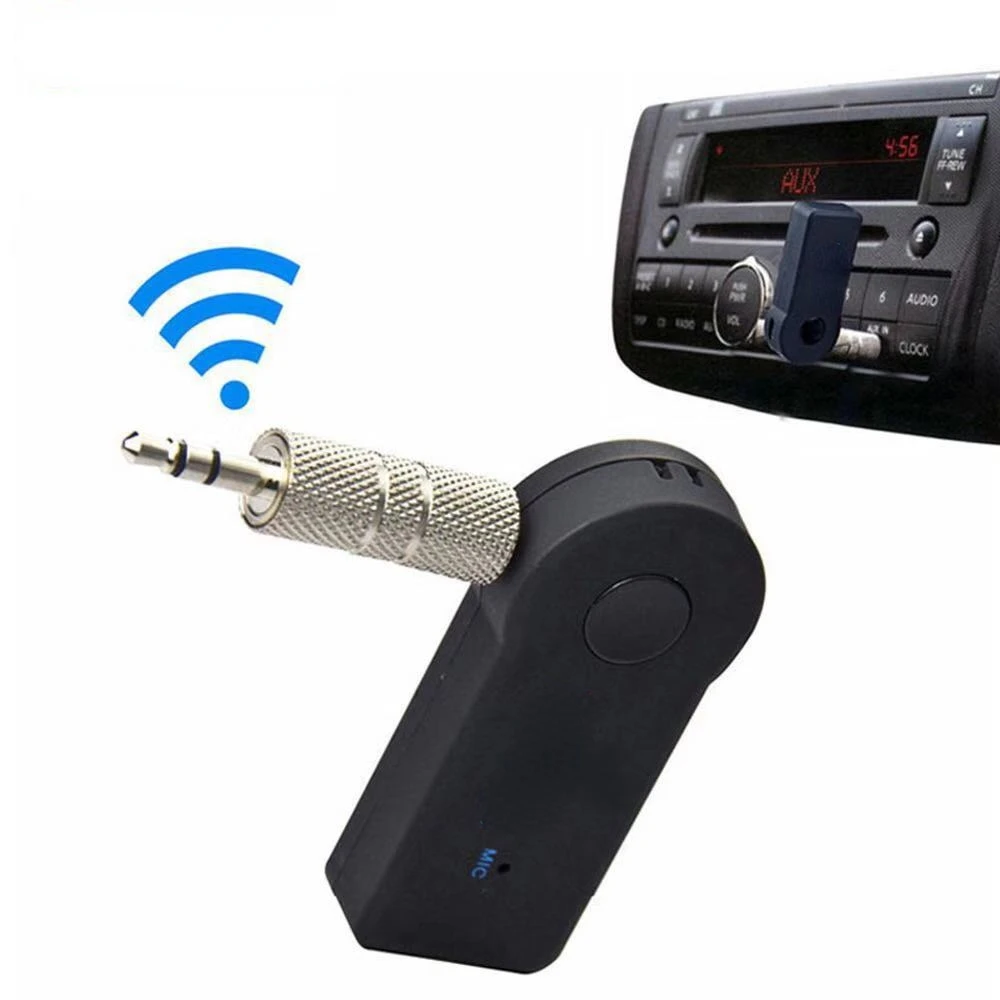 

1pcs 2 in 1 Wireless Bluetooth 4.0 Receiver Transmitter Adapter 3.5mm Jack For Car Music Audio Aux Headphone Reciever Handsfree