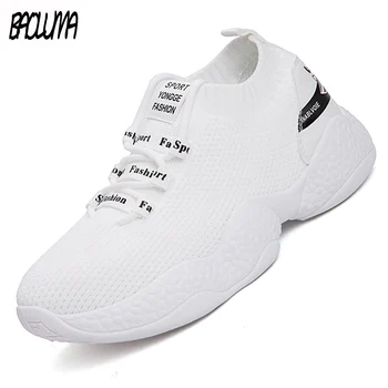 

Hot Sale Summer High Mens Casual Shoes Breathable Men Sneakers Thick Bottom Light Men's Sock Sneakers Plus Size