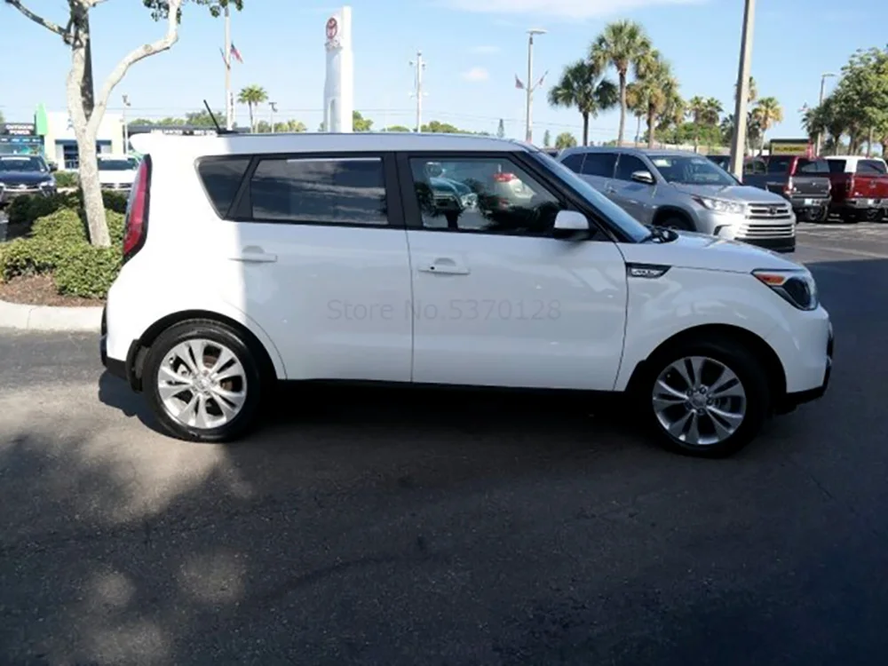 AITWATT для Kia Soul черный спойлер Высокое качество ABS Материал заднее крыло праймер цвет задний спойлер для автомобиля