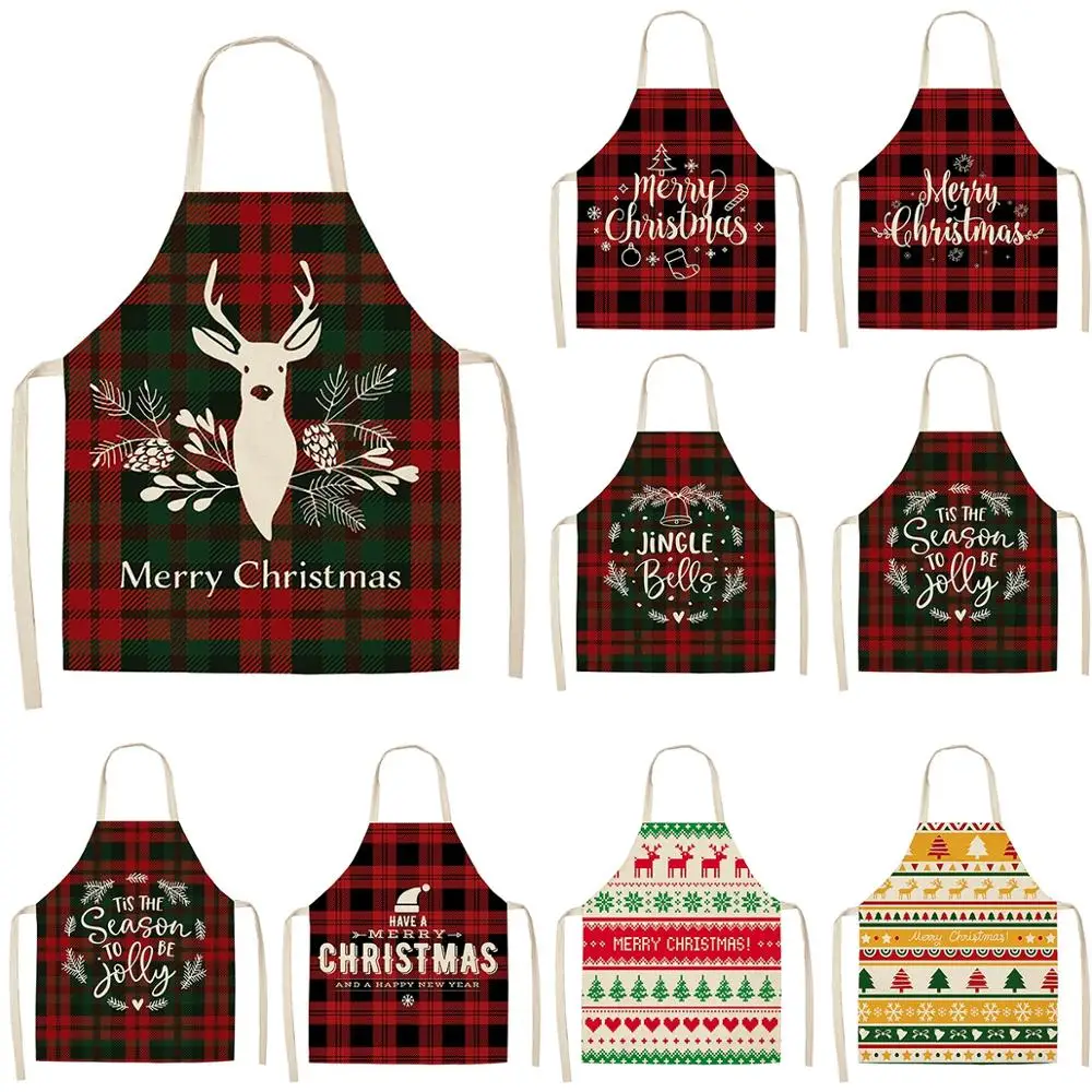 PATIMATE плед новогодний фартук рождественские украшения для дома кухни подарки Navidad