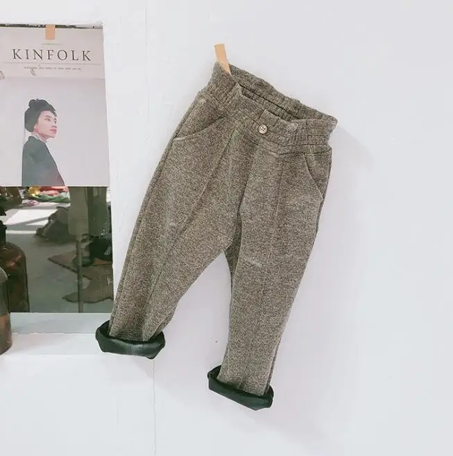 Изготовленные по лоскутной технологии, плотные Топы Брюки осень-зима FashionHirls брюки От 3 до 8 лет PQ842