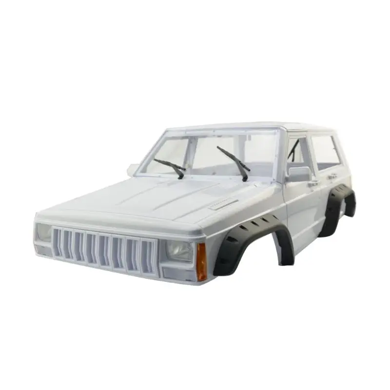 Жесткая пластиковая колесная база Cherokee корпус автомобиля 1/10 RC Гусеничный осевой SCX10& SCX10 II 90046 90047 TRX4 комплект - Цвет: Белый