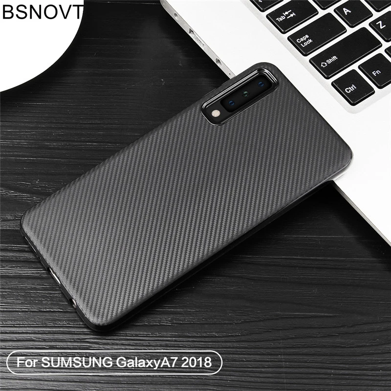 Для samsung Galaxy A7 2018 Чехол Мягкий ТПУ Прочный чехол для телефона A750 |