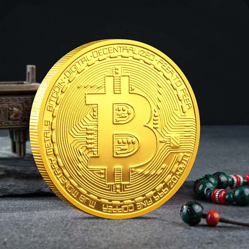 Биткойн коллекционные монеты Коллекционные сувениры подарки на день рождения |
