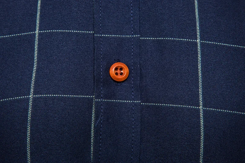 Мужские рубашки Camisa Masculina, Стандартная посадка, Клетчатая Мужская рубашка с длинным рукавом размера плюс M-5XL