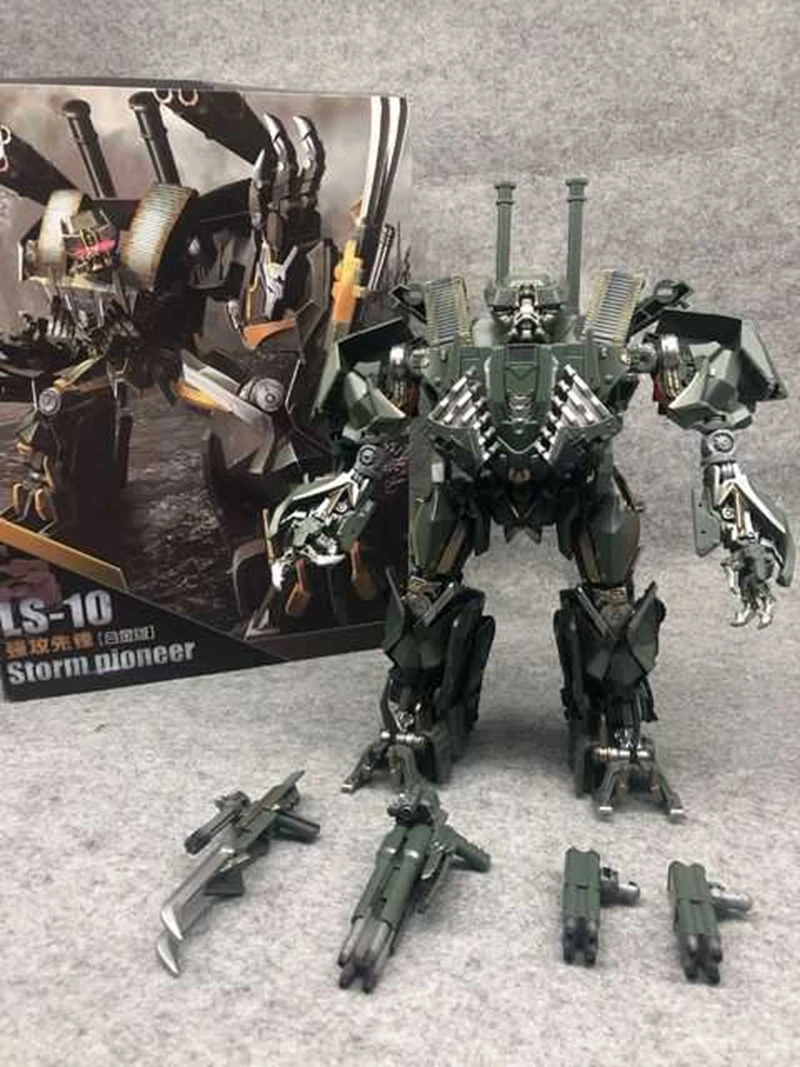 

Black Mamba LS10 noisy tank 3 model movie version robot alloy magnified version PVC Action Figure Model Doll Toy