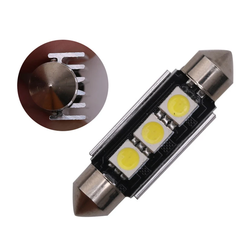 2PCS 36mm 39mm 41mm SMD 5050 LED  Ķ   ڵ  CANBUS   C5W LED  ڵ  ׸  12V