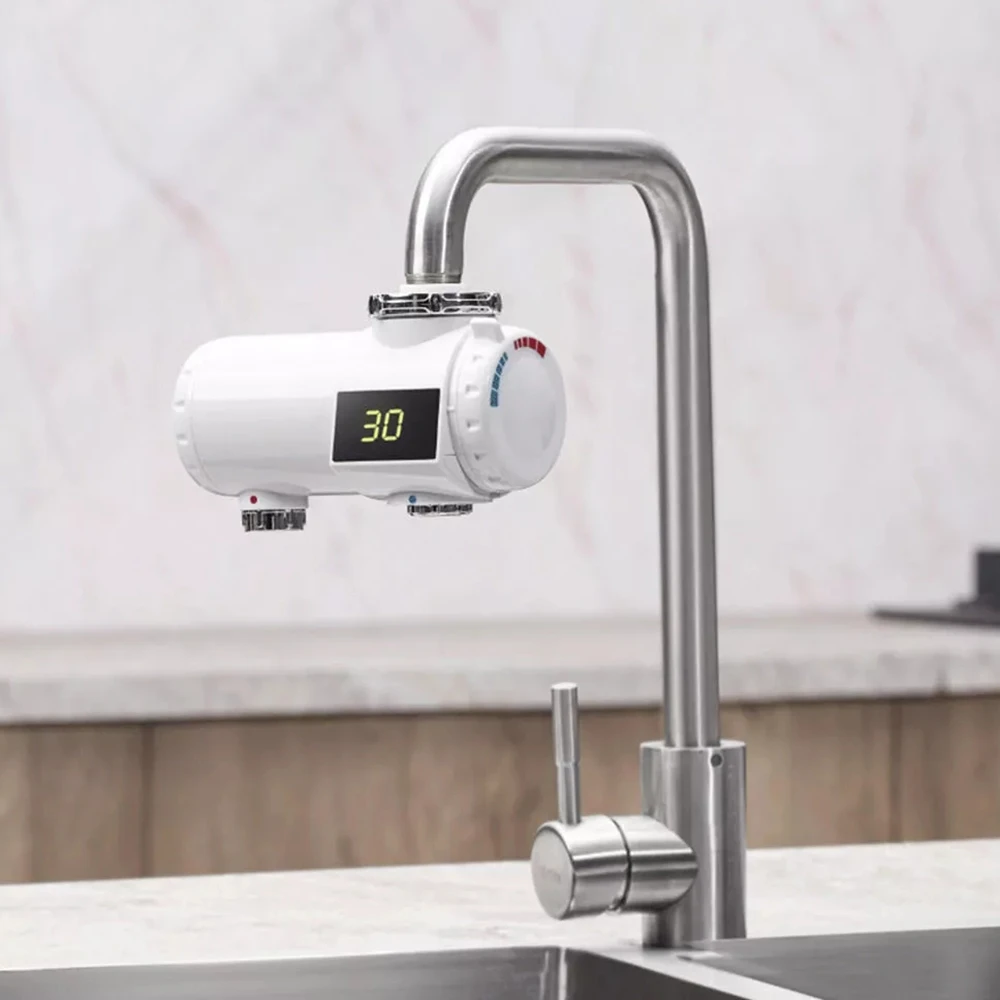 xiaoda 220V 3000W Electric Faucet 3s Fast Instant Heating LED Display IPX4 Waterproof from Xiaomi youpin