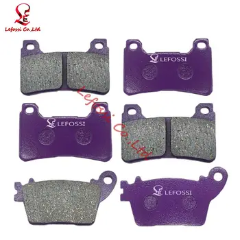 

Motorcycle Front Rear Carbon Fiber Brake Pads Brakes for Honda CBR 1000 RR 2006-2016 CBR 600 RR 2007-2017