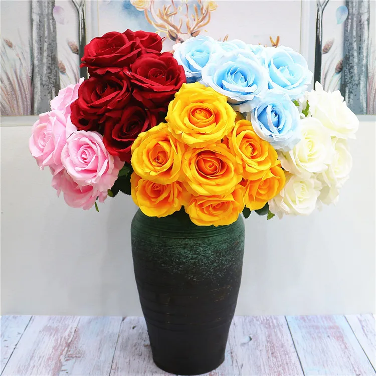 High Quality Artificial Flowers Peony Floral Bouquet Simulation Fake