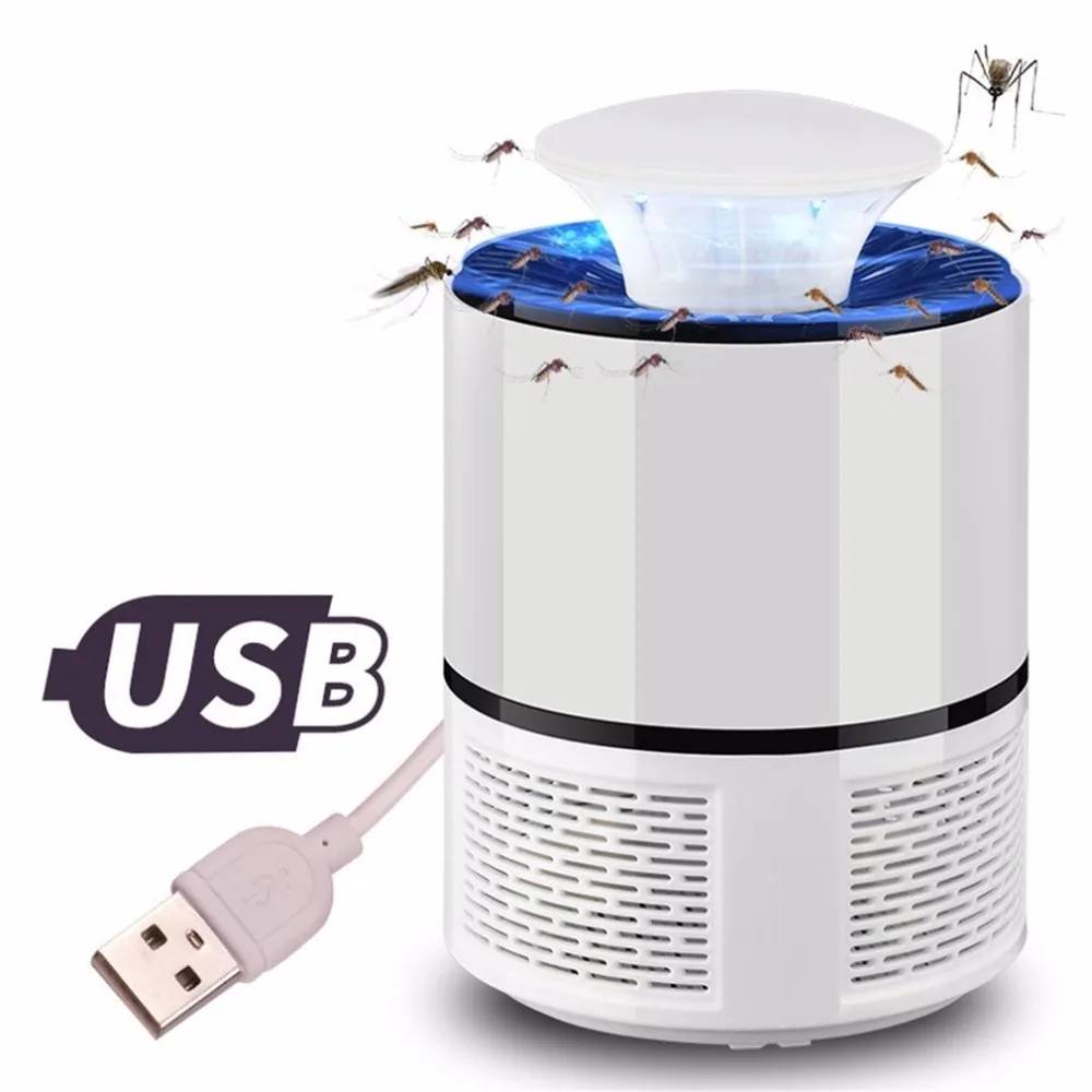OUTAD USB Электронный светильник-убийца от комаров, без излучения, для использования, светодиодный, USB, ловушка от комаров, насекомых, Zapper, светильник
