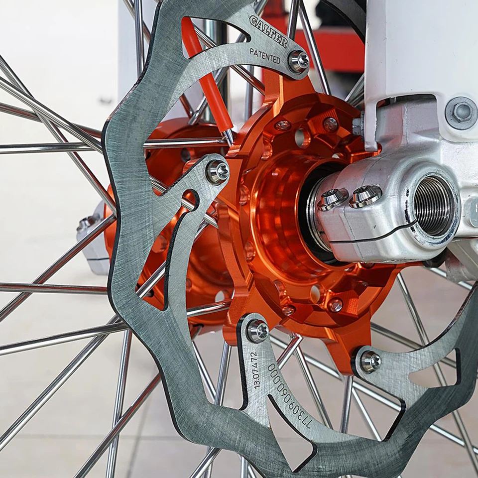 SET BULLONI DISCO FRENO ANTERIORE E POSTERIORE 12X KTM XC 125 200 - Foto 4