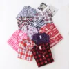 Conjunto de pijama Sexy de algodón y 100% a cuadros para mujer, ropa de dormir de talla grande y manga larga para otoño ► Foto 2/6