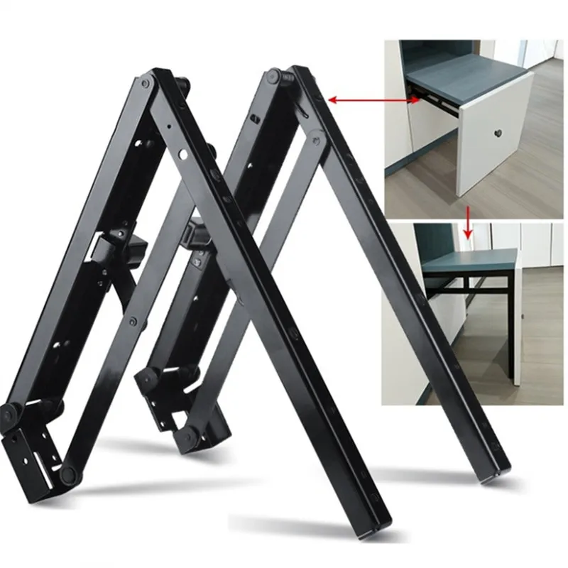 1Pair(2 PCS)/Lot Conceal Folding Seat Stool Bracket Hinge RV Shelf