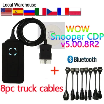 

obd2 scanner WOW Snooper v5.008 R2 Bluetooth for delphis DS150E TCS CDP pro plus delphis tools Multilanguage VD DS150E CDP Cars