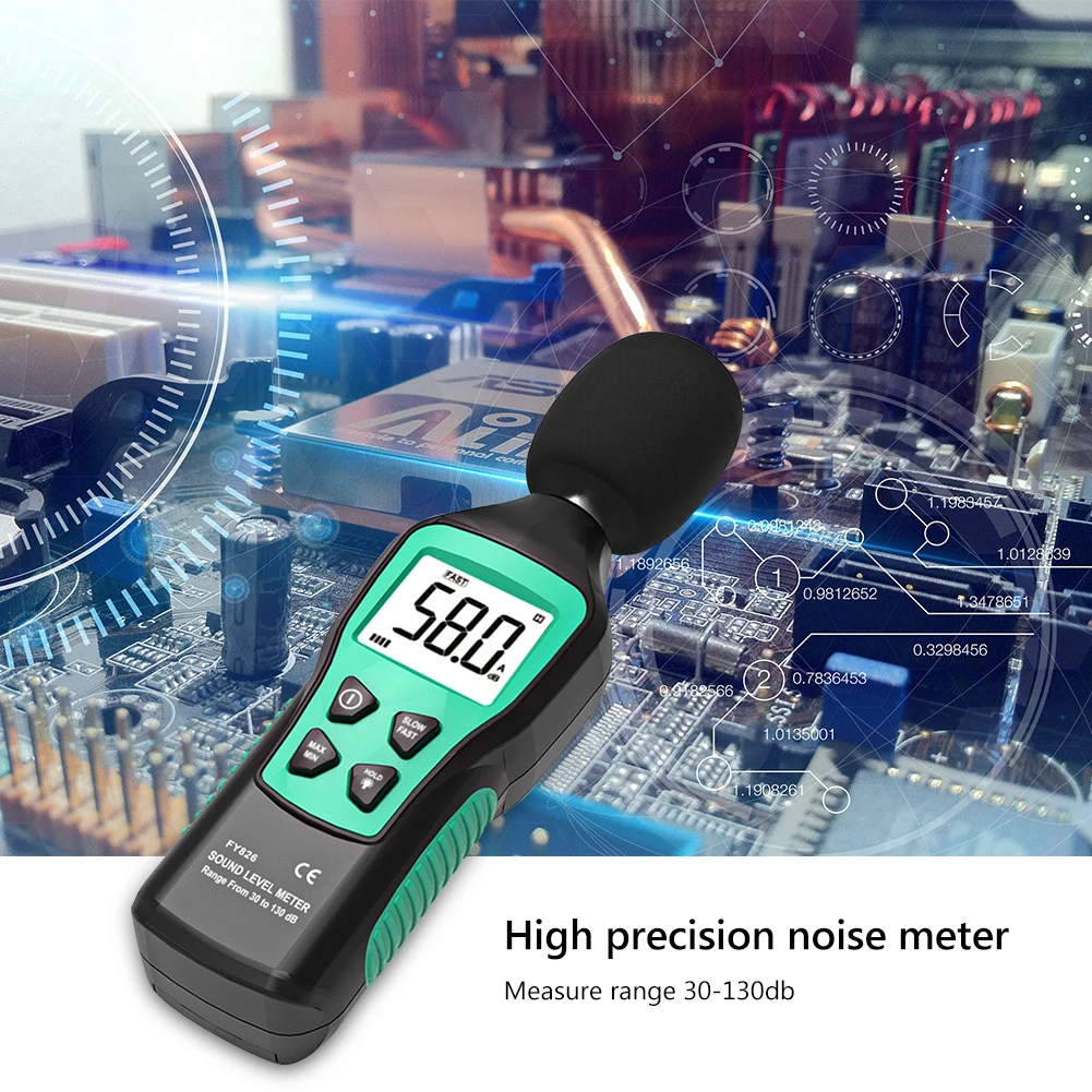 Decibel Meter шумомер домашний шумомер измеритель уровня звука высокоточный датчик звука измерение звука