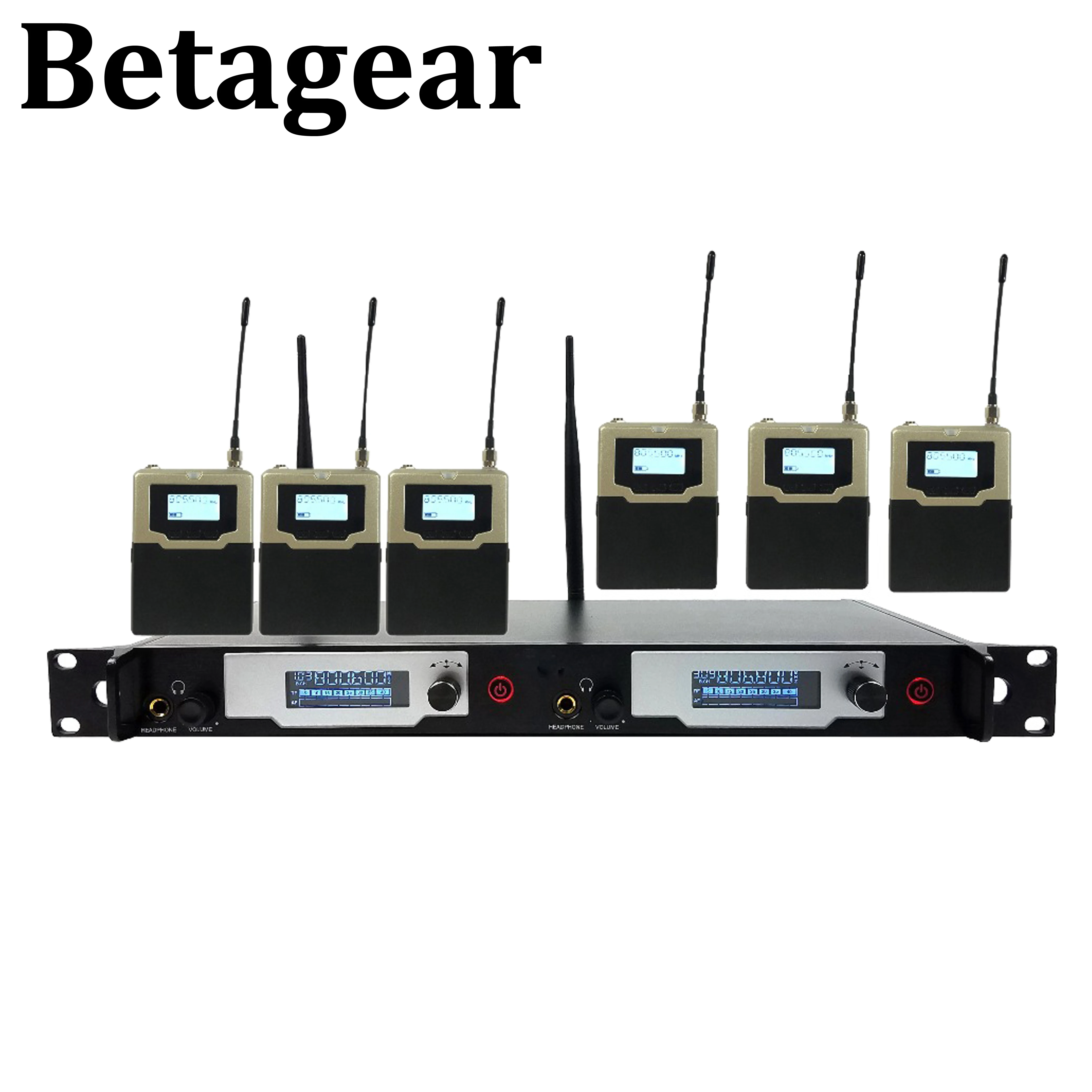 Betagear L9400 UHF IEM monitorowanie sceny w uchu monitor bezprzewodowy system porfessioanl audio 5 odbiornik na występ na scenie Betagear L9400 UHF IEM monitorowanie sceny w uchu monitor bezprzewodowy system porfessioanl audio 5 odbiornik na występ na scenie