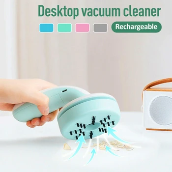 

DC5V Portable Mini Suction Device Desktop Keyboard Handheld Vacuum Cleaner Strong Wind Clean Scraps Machine Dust Collector