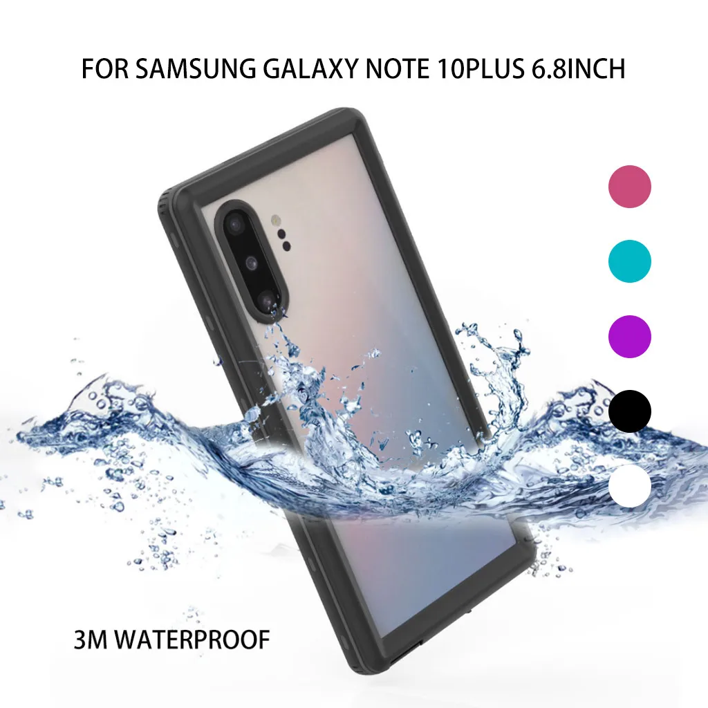 Для samsung Galaxy Note 10 Plus 6,8 дюймов водонепроницаемая Защитная обшивка Чехол для мобильного телефона Y20