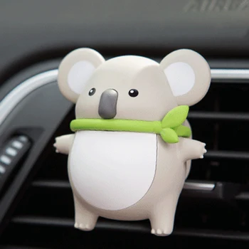 

Gift Aroma Diffuser Deodorant Auto Ornament Panda Koala Travel Air Vent Clip Interior Accessories Car Perfume Cartoon Animals