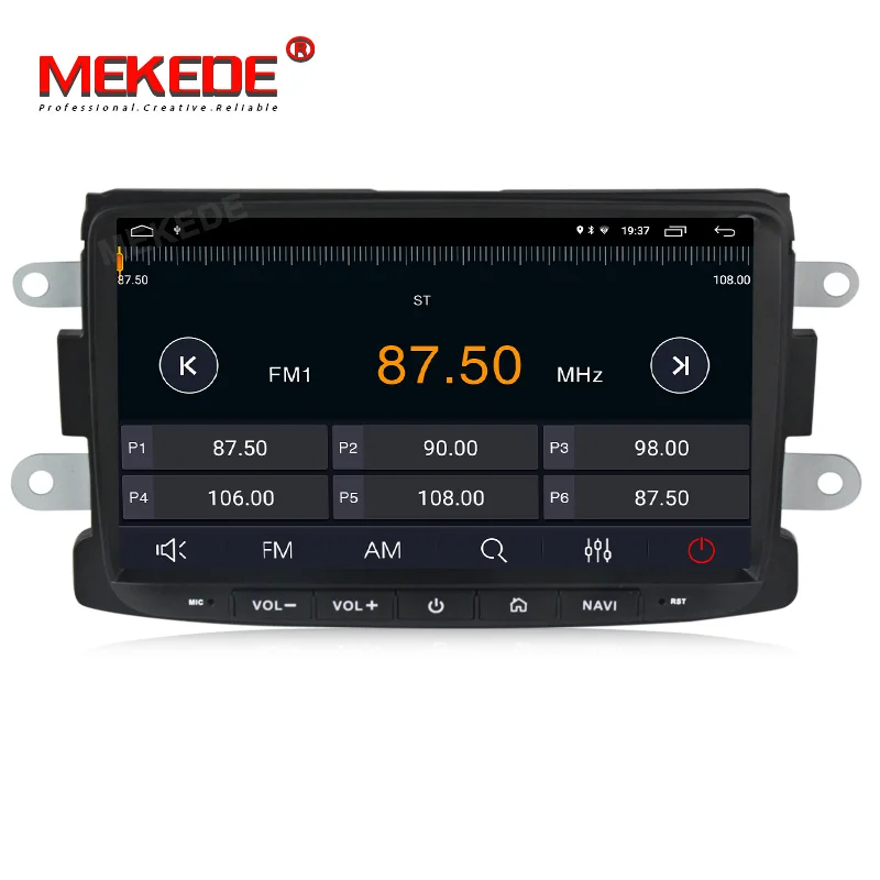8 дюймов Android 9,0 автомобильный DVD мультимедийный плеер для Dacia/Sandero/Duster/Renault/Captur/Lada/Xray 2/Logan Поддержка wifi Bluetooth
