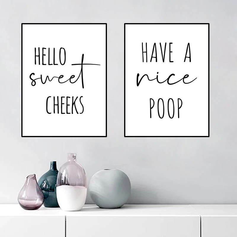 Bathroom-Wall-Art-Picture-Canvas-Painting-Minimalist-Posters-and-Prints-Have-a-Nice-Poop-Toilet-Print