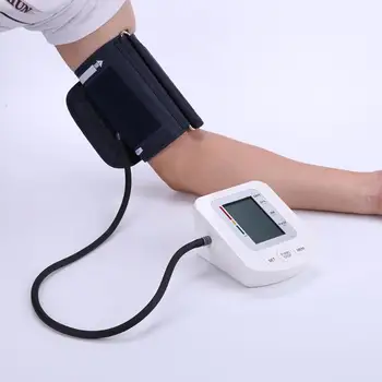 

Automatic Upper Arm Blood Pressure Monitor LCD Digital Tonometer Arm Blood Pressure Monitor Meter IHB Detection of Heart Rate