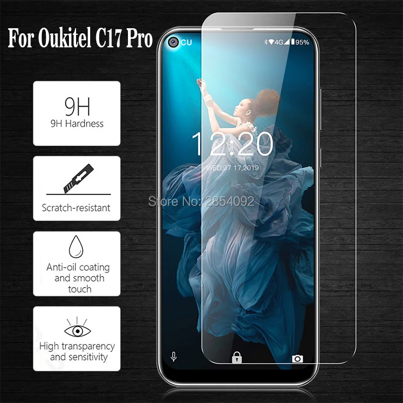 Защитное стекло закаленное для Oukitel C17 Pro | Мобильные телефоны и аксессуары
