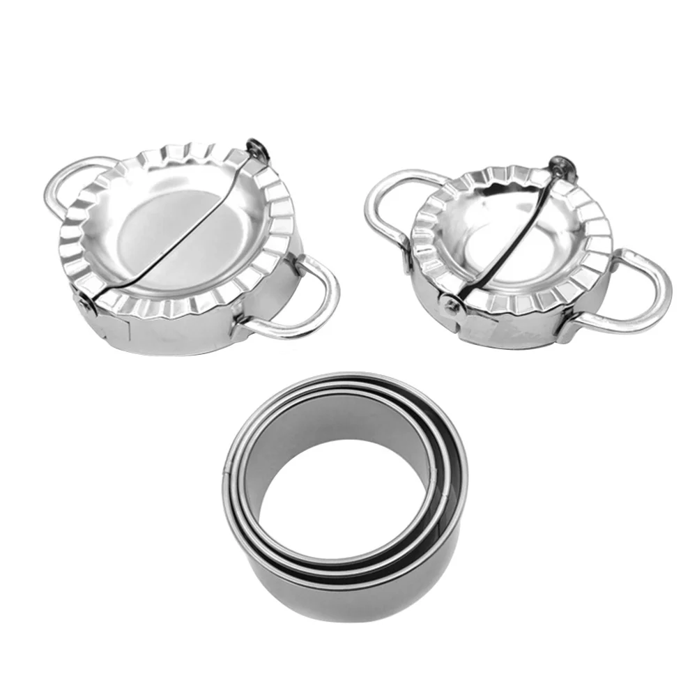 5 шт. Нержавеющая сталь пельмени комплект форма для пельменей тесто резак Кухня