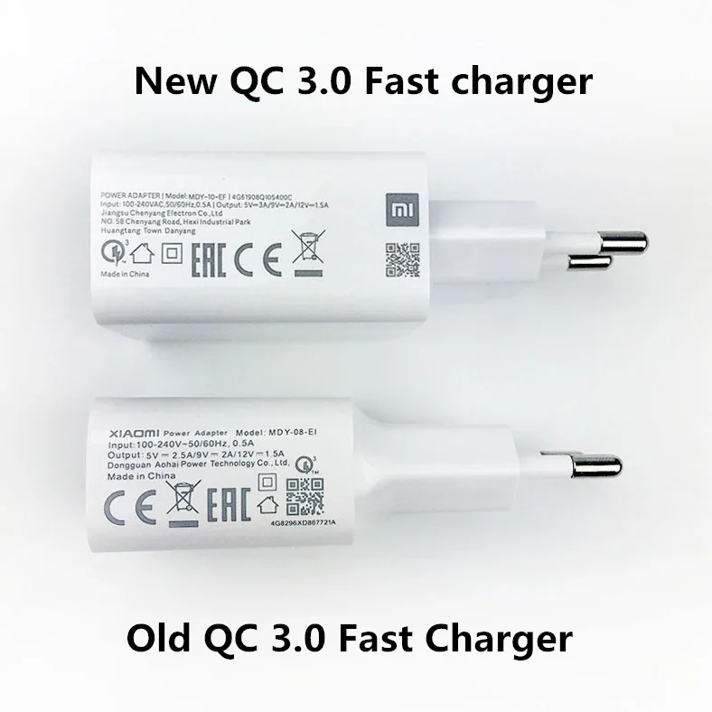 Xiao mi быстрое зарядное устройство QC 3,0 18 Вт Быстрая Зарядка адаптер питания USB C кабель для mi a2 a3 9 se 9t pro max 3 redmi note 7 8 pro