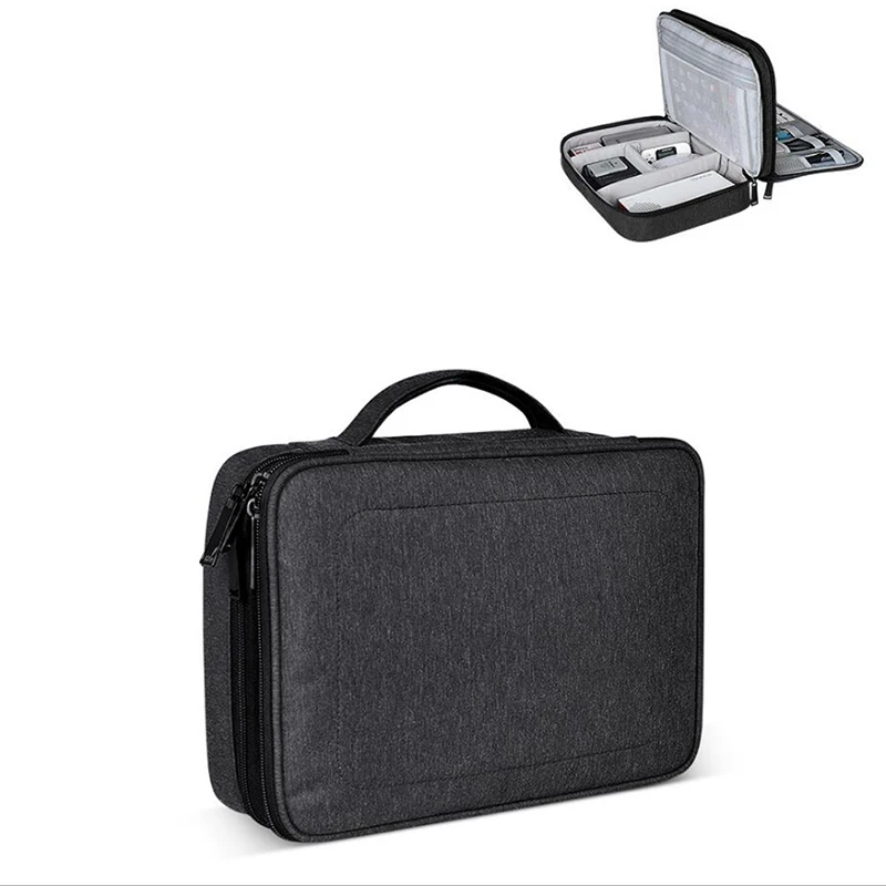 Водонепроницаемые электронные аксессуары сумка для хранения USB гаджет органайзер для кабеля данных защитный рукав чехол сумка для iPad Digital