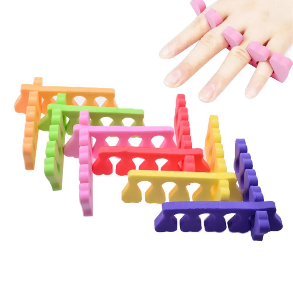 

1Pcs EVA Sponge Nail Art Toe Separator 2021 Heart Indexer Nails Accessories for Manicure Fashion Nail Supplies for Professionals