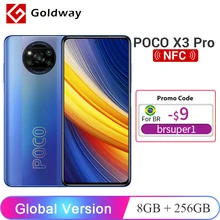 Global Version POCO X3 Pro 8GB 256GB Cellphone Snapdragon 860 Octa Core FHD+ 120Hz DotDisplay Quad AI Camera 5160mAh 33W NFC