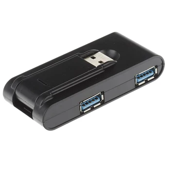 

USB 3.0 HUB Hub Folded 4-Port Splitter 3.0 High-Speed 4-Port Splitter USB Hub Adapter