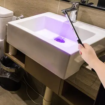 

Disinfection Lamp Black UVC LED Light Beads Bactericidal Lamp Ozone Sterilizer USB Disinfection Light UV Sterilizer Light