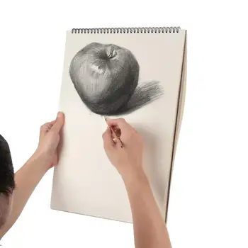 

Hard Cover 30 Sheet Painting Sketch Book Sketch Book Drawing Book Durable Art Supplies Wire Bound Lettering Professional School