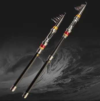 

Fishing Rod Sea Fishing Carbon Fiber Casting Telescopic Lightweight Toughness Hand Fishing Rods 1.8/2.1/2.4/2.7/3.0/3.6M