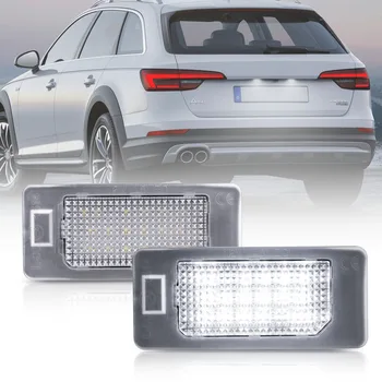

2PCS Canbus LED License Number Plate Light for Audi A1 A3 A4/S4 A5/S5Coupe & Sportback 2007-2016 A6 A7 Q3 Q5 IT(8J) 2007-2014