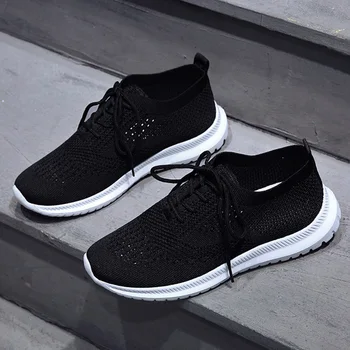 

Women Sneakers Platform Trainers Lace Up Running Shoes Woman Casual Tenis Feminino Sneaker Basket Plus Size 35-42