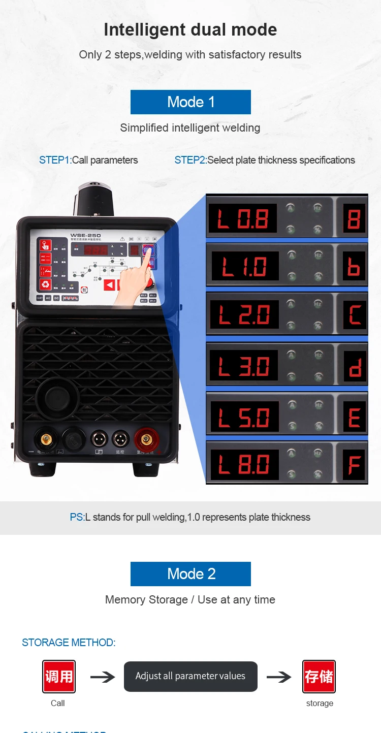ANDELI TIG-250PACE AC/DC 220V tig алюминиевый сварочный аппарат tig mma сварочный аппарат из алюминиевого сплава tig сварочный аппарат