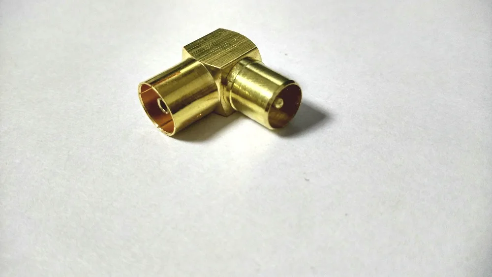 20pcs brass IEC PAL DVB T TV plug male to female adapter connector New | Обустройство дома