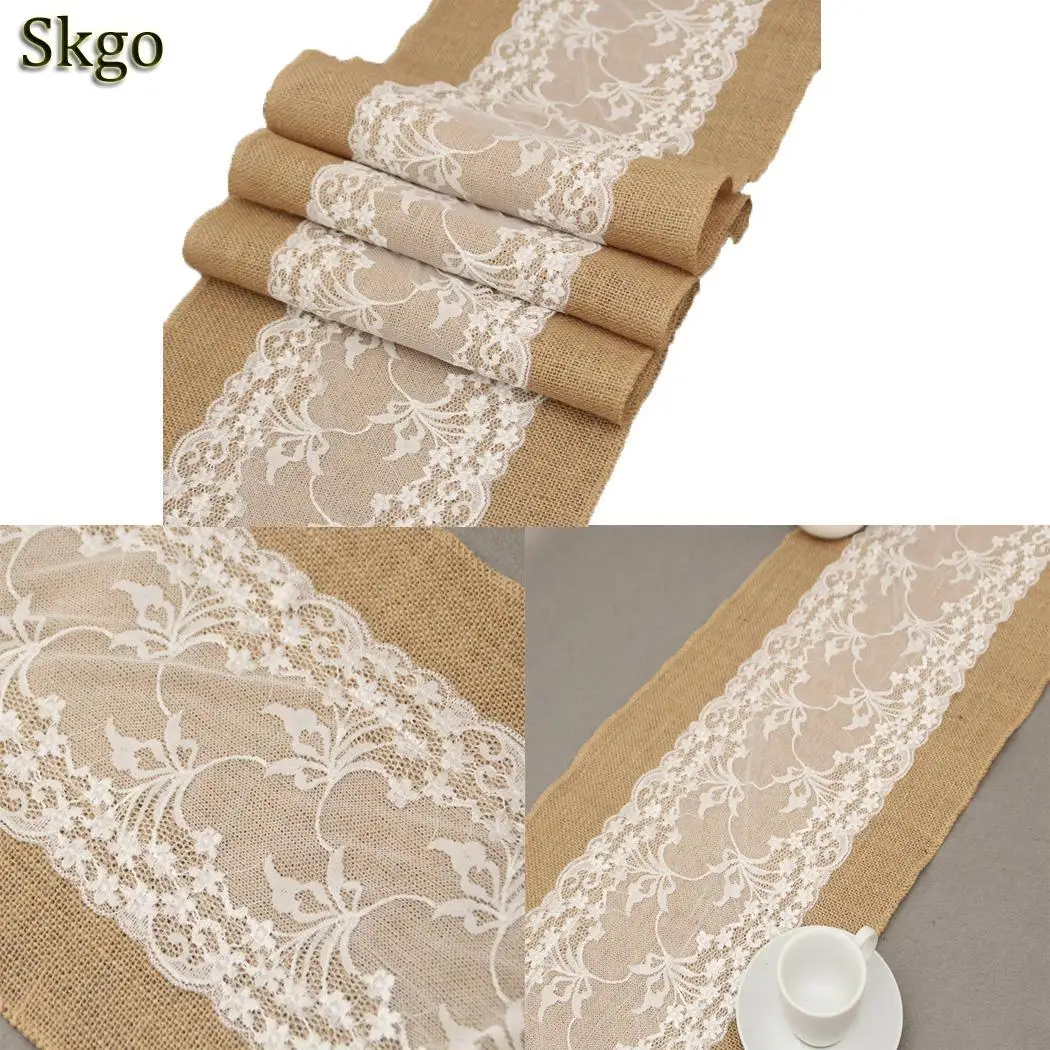 Simple Lace Table Runners Table Linen Television Cabinet White, Light Gold Cover Dining Table, Cloth
