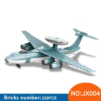

Wange JX004 229Pcs Military series KJ-2000 Early warning aircraft Model Building Blocks Set Bricks Toys For Children Gift