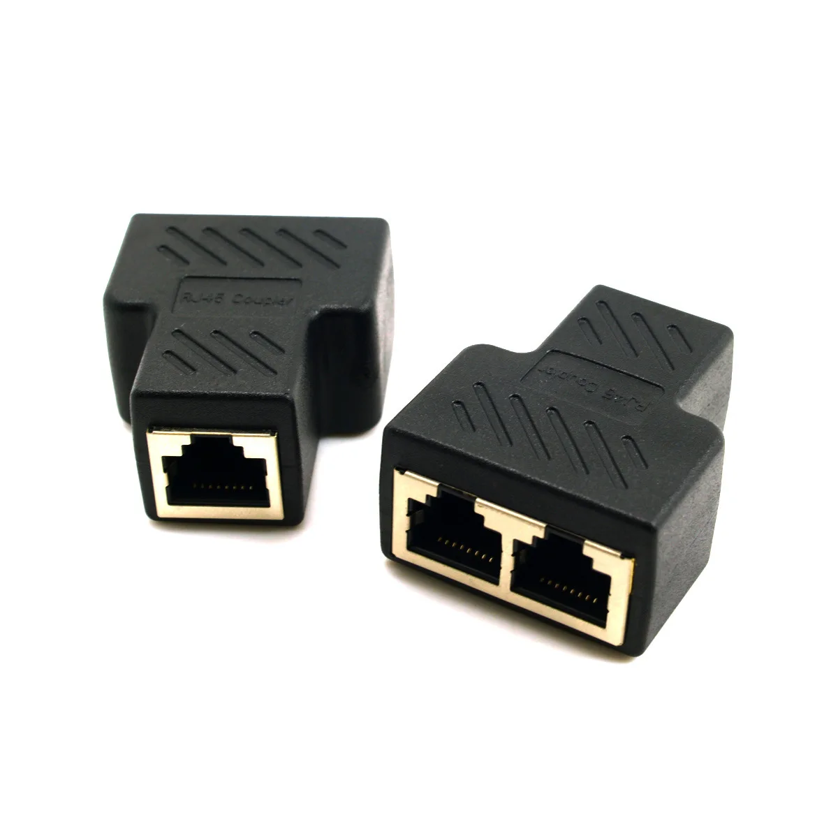 С экранированным CAT6 RJ45 сети Трехходовой тройник кабель удлинитель один разделен на два разъема Demultiplexer
