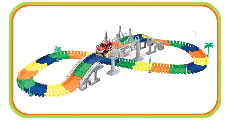 Adaptation Tracking Series Children'S Educational Electric Assembled Rail Car Intelligence Parent And Child Interactive 1.33