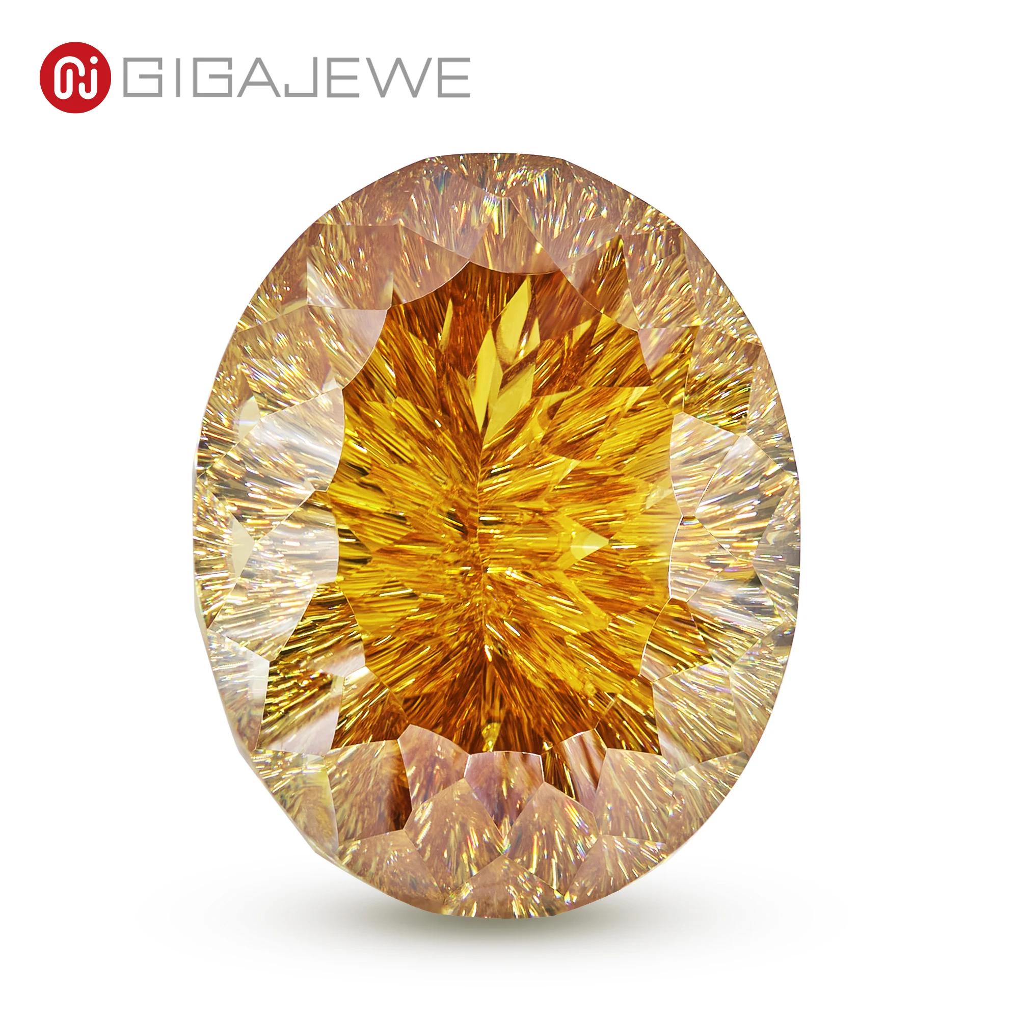 

GIGAJEWE Moissanite заказной демон глаз вырезать золотой цвет ручной работы VVS1 свободный Алмазный тест прошел драгоценный камень для изготовления ювелирных изделий