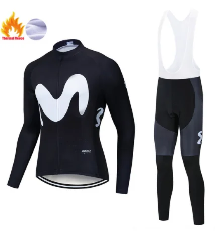 Джерси для велоспорта Pro Team Winte, одежда для велоспорта MTB, комплект с нагрудником и штанами, Ropa Ciclismo, Триатлон - Цвет: 1